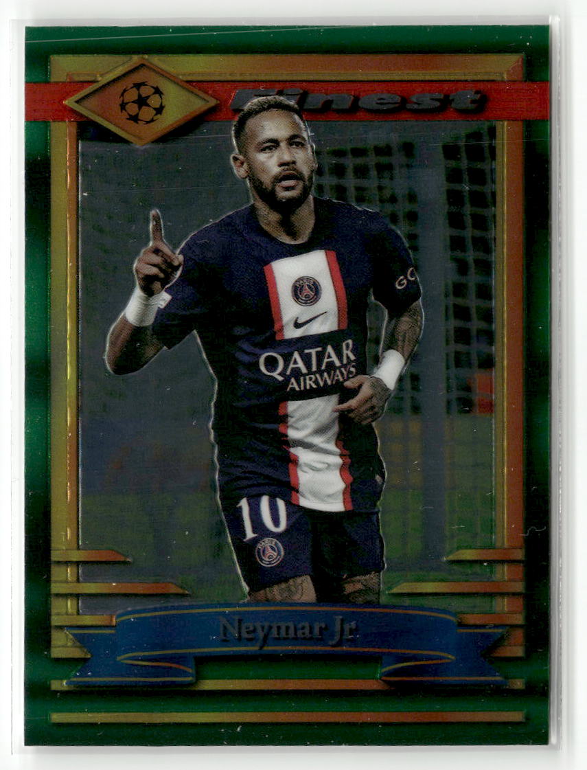 2022-23 Topps Finest Flashbacks UEFA Club Competitions #80 Neymar Jr