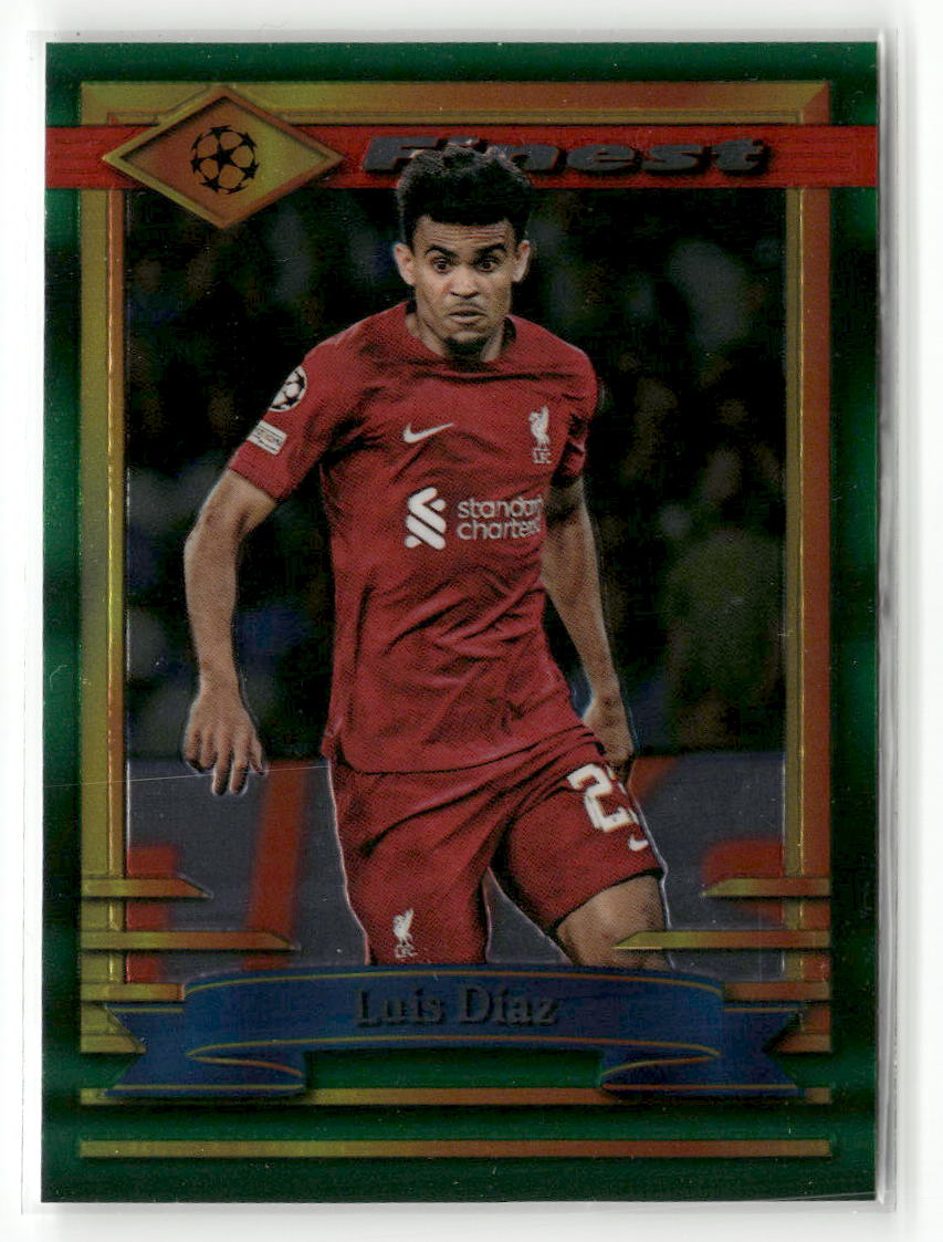 2022-23 Topps Finest Flashbacks UEFA Club Competitions #58 Luis Díaz