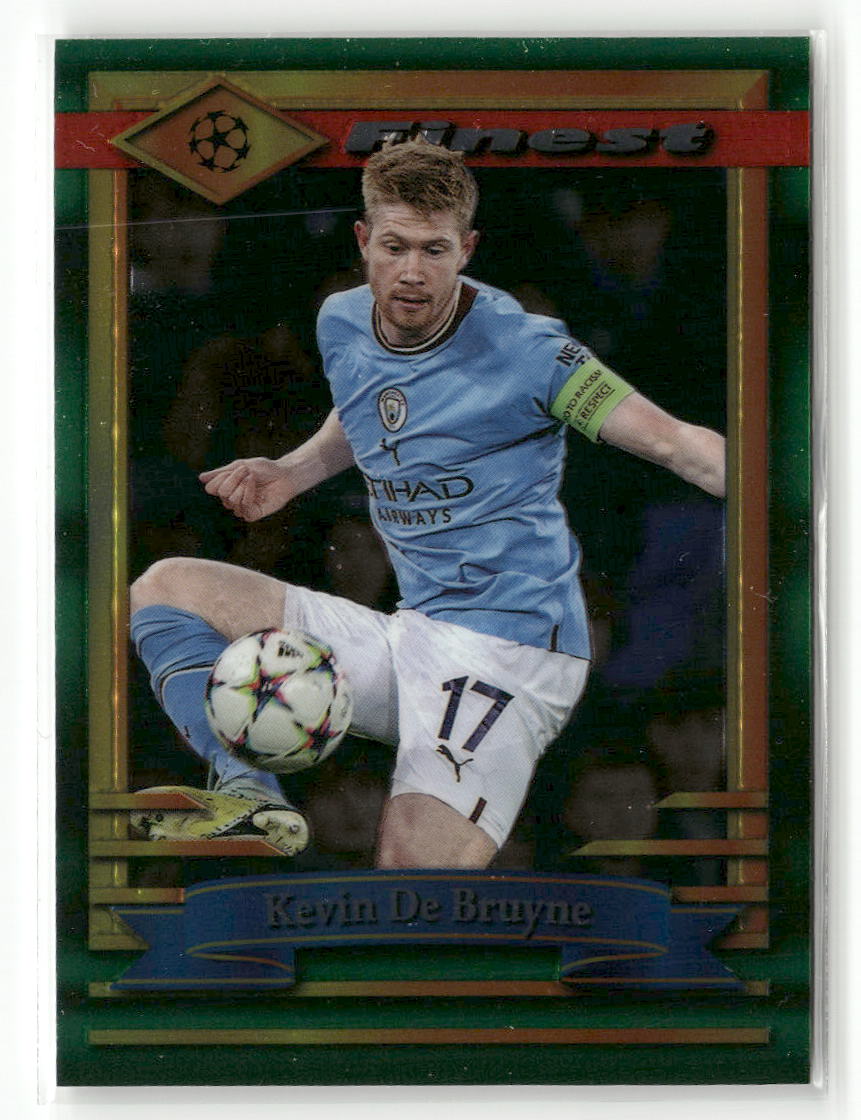 2022-23 Topps Finest Flashbacks UEFA Club Competitions #75 Kevin De Bruyne