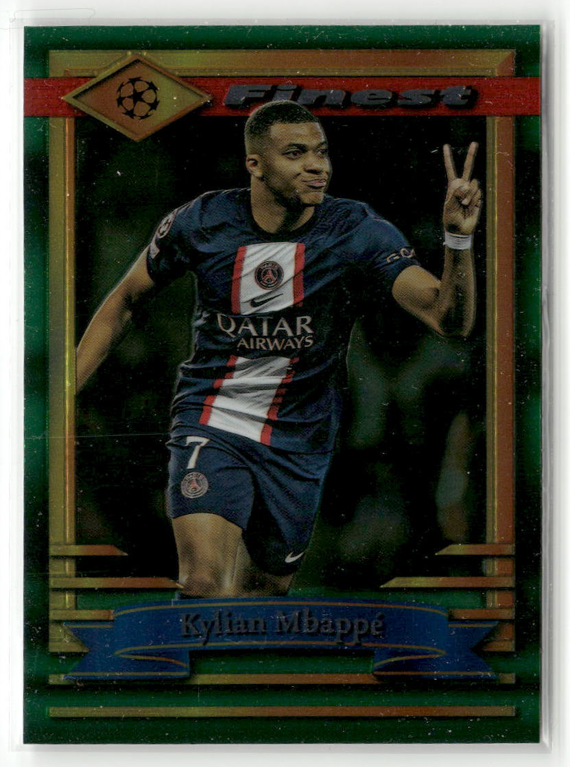 2022-23 Topps Finest Flashbacks UEFA Club Competitions #50 Kylian Mbappé