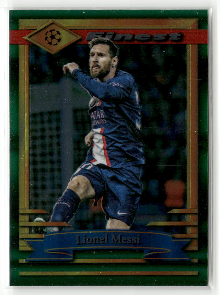2022-23 Topps Finest Flashbacks UEFA Club Competitions #30 Lionel Messi