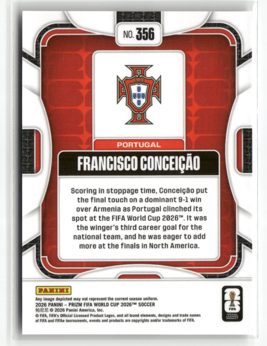 2026 Panini Prizm FIFA World Cup #356 Francisco Conceicao