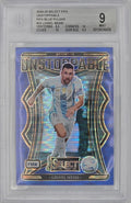 2024-25 Panini Select FIFA #23 Lionel Messi Unstoppable Blue Pulsar BGS 9 Mint