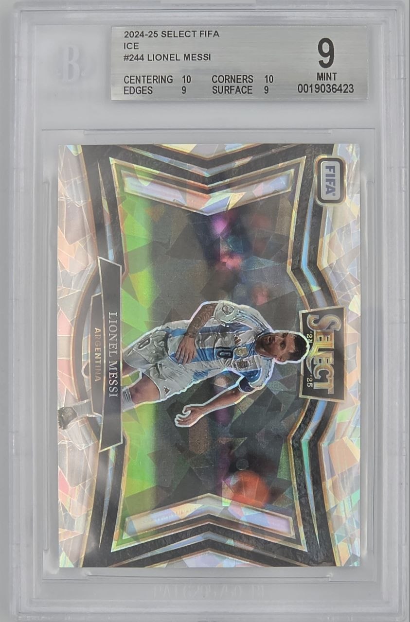 2024-25 Select FIFA Ice #244 Lionel Messi BGS 9.0 Mint